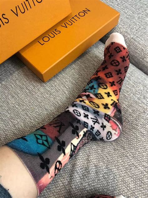 lv socks mens|real louis vuitton socks.